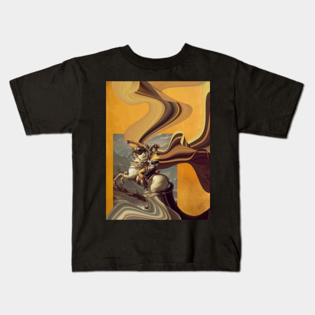 Painting Appropriation - Napoleon Kids T-Shirt by Dez53